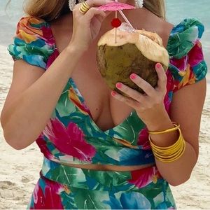 MuMu Barbie floral top